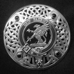 tartan brooch
